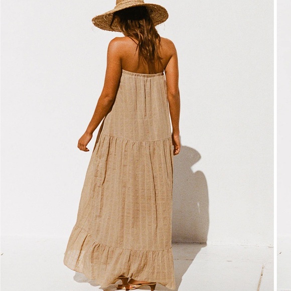 Sabo Skirt Tan Maxi Dress - Picture 4 of 8